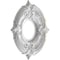 Ekena Millwork Attica PVC Medallion (Canopies up to 4 1/8"), 10"OD x 3 1/2"ID x 3/4"P, Metallic Mist CMP10ATEPE - alternate 3
